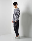 Asymmetrical Stripe Longsleeve T-Shirt