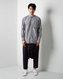 Beaded Fringe Gingham Shirt