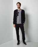 Contrast Trim Cardigan