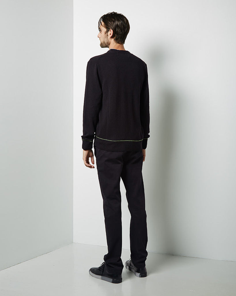 Contrast Trim Cardigan