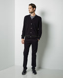 Contrast Trim Cardigan