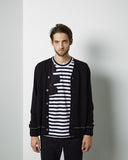 Contrast Trim Cardigan