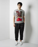 Dog Print Patchwork T-Shirt