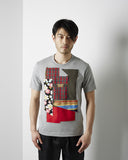 Dog Print Patchwork T-Shirt