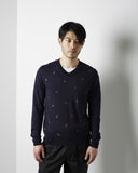 Embroidered Clover Pullover