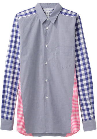 Mixed Check Shirt