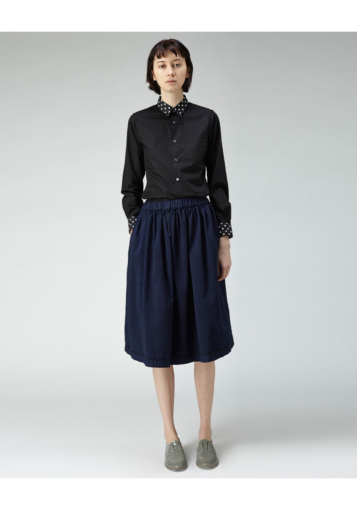 Overdyed Drawstring Skirt