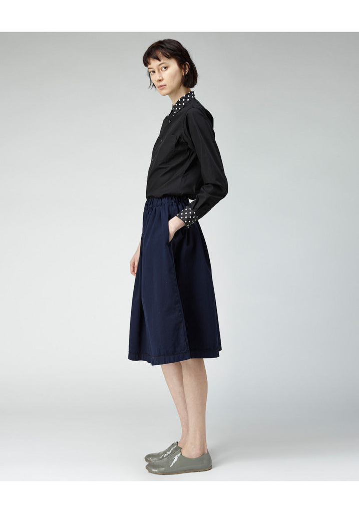 Overdyed Drawstring Skirt