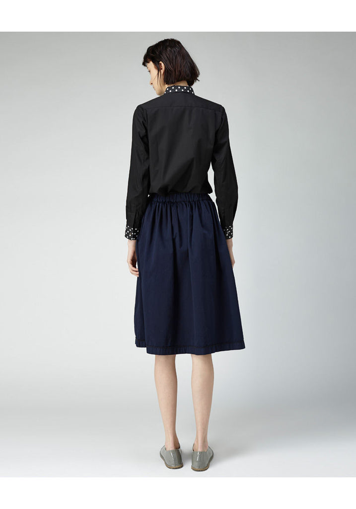 Overdyed Drawstring Skirt