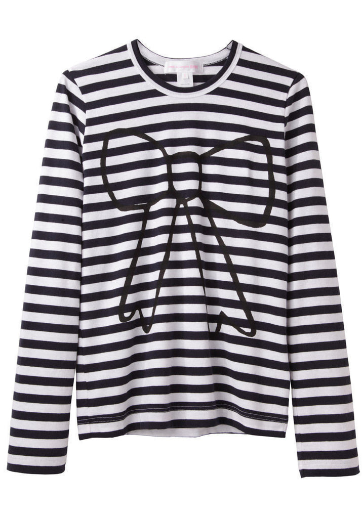 Striped Bow T-Shirt
