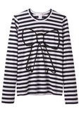 Striped Bow T-Shirt