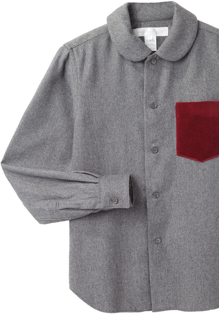 Velvet Pocket Shirt