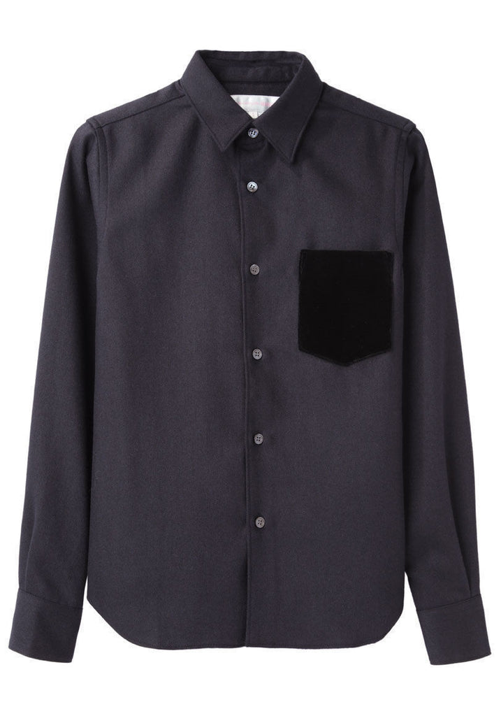 Velvet Pocket Shirt