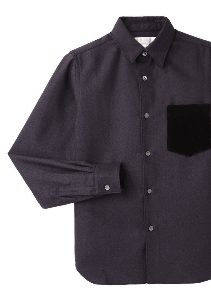 Velvet Pocket Shirt