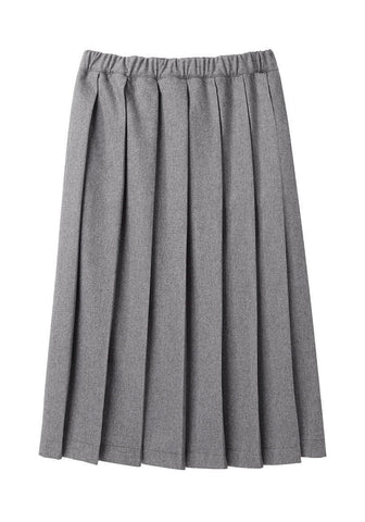 Wool Pleated Skirt