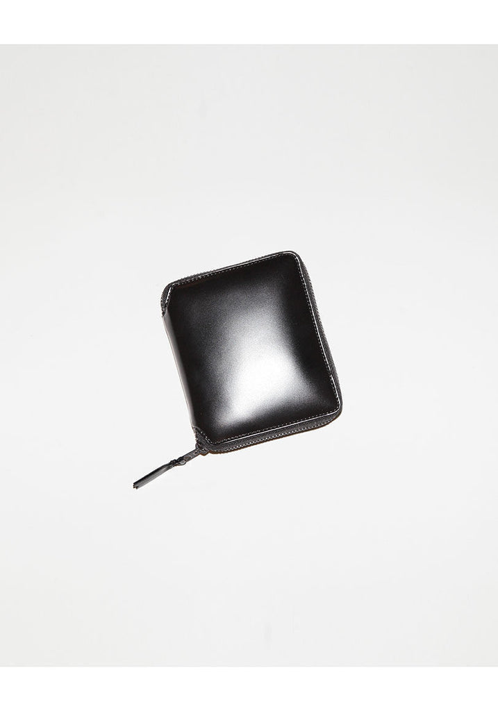 Very Black Zip Wallet