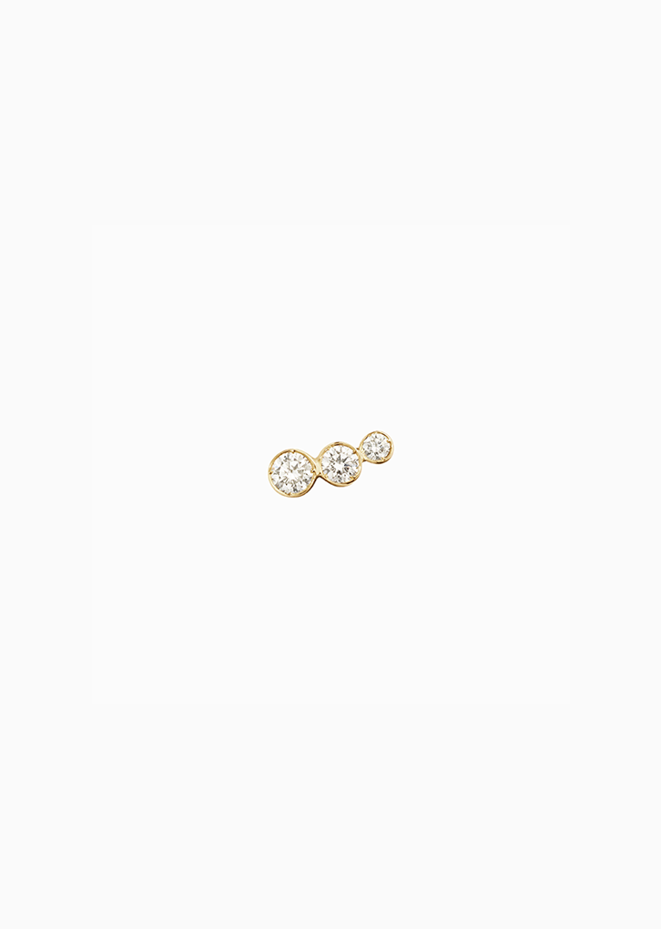Croissant Trois Earring — Left