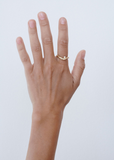 Curva Diamond Ring
