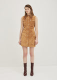 Scala Suede Sleeveless Dress