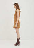 Scala Suede Sleeveless Dress