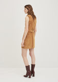 Scala Suede Sleeveless Dress