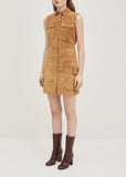 Scala Suede Sleeveless Dress