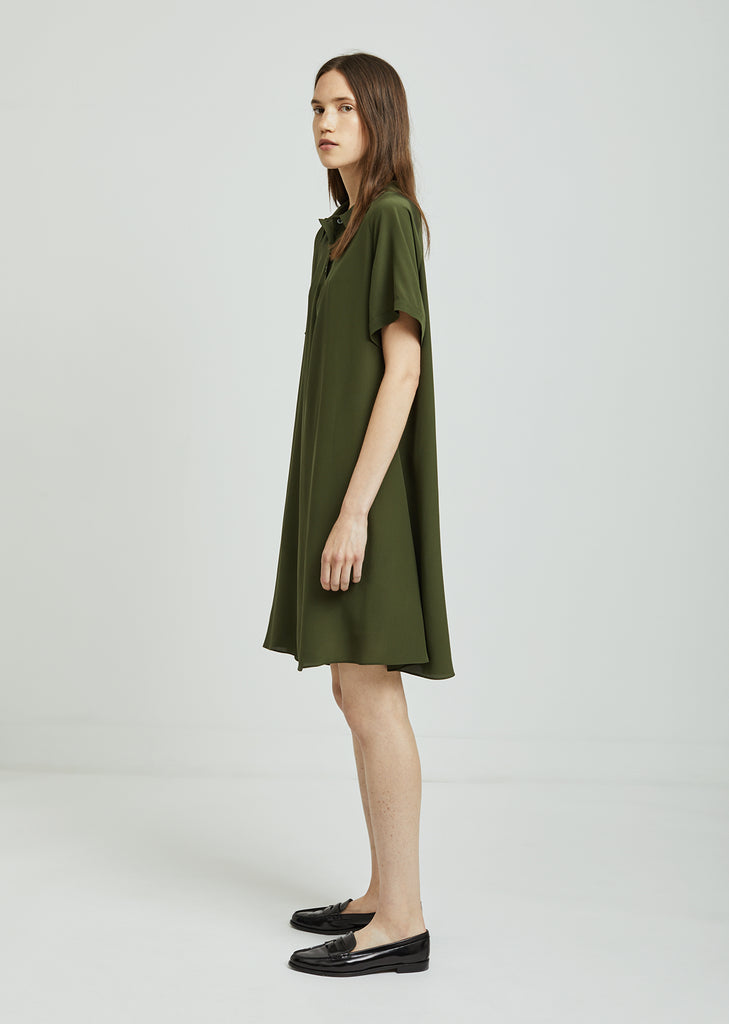 Silk Polo Dress