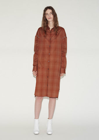 Eyelet Shirt Dress