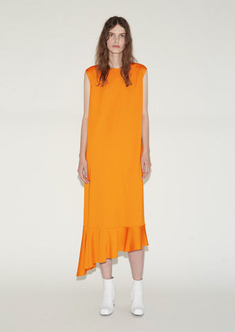 Flared Hem Fluid Dress