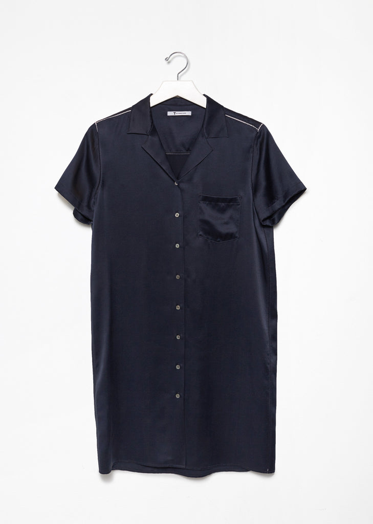 Silk Shirtdress