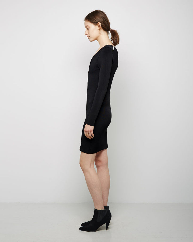 Fitted Front Zip Dress