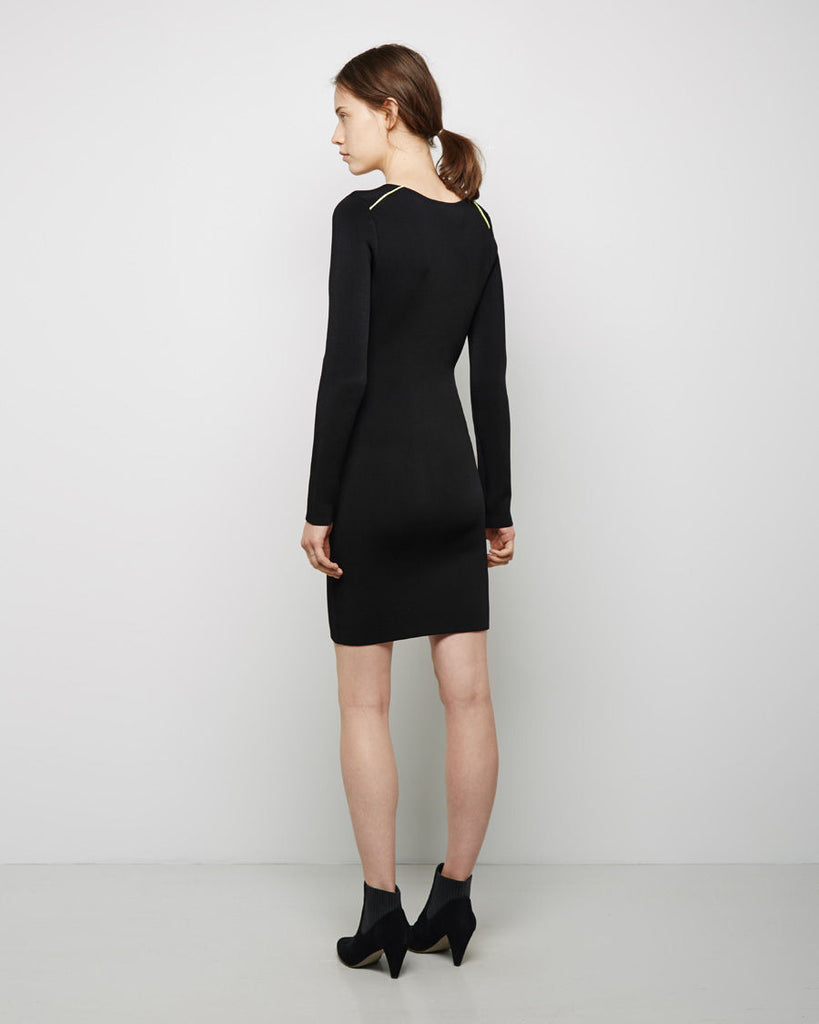 Fitted Front Zip Dress