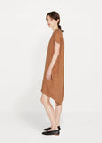 Pleated Cocoon Dress