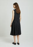 Ester Serge Pleated Pocket Dress
