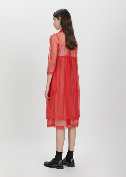 Nylon Half Tricot Dress by Comme des Garçons Girl- La Garçonne