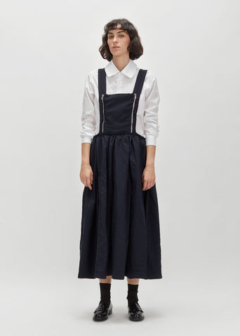 Polyester Tropical Suspender Dress