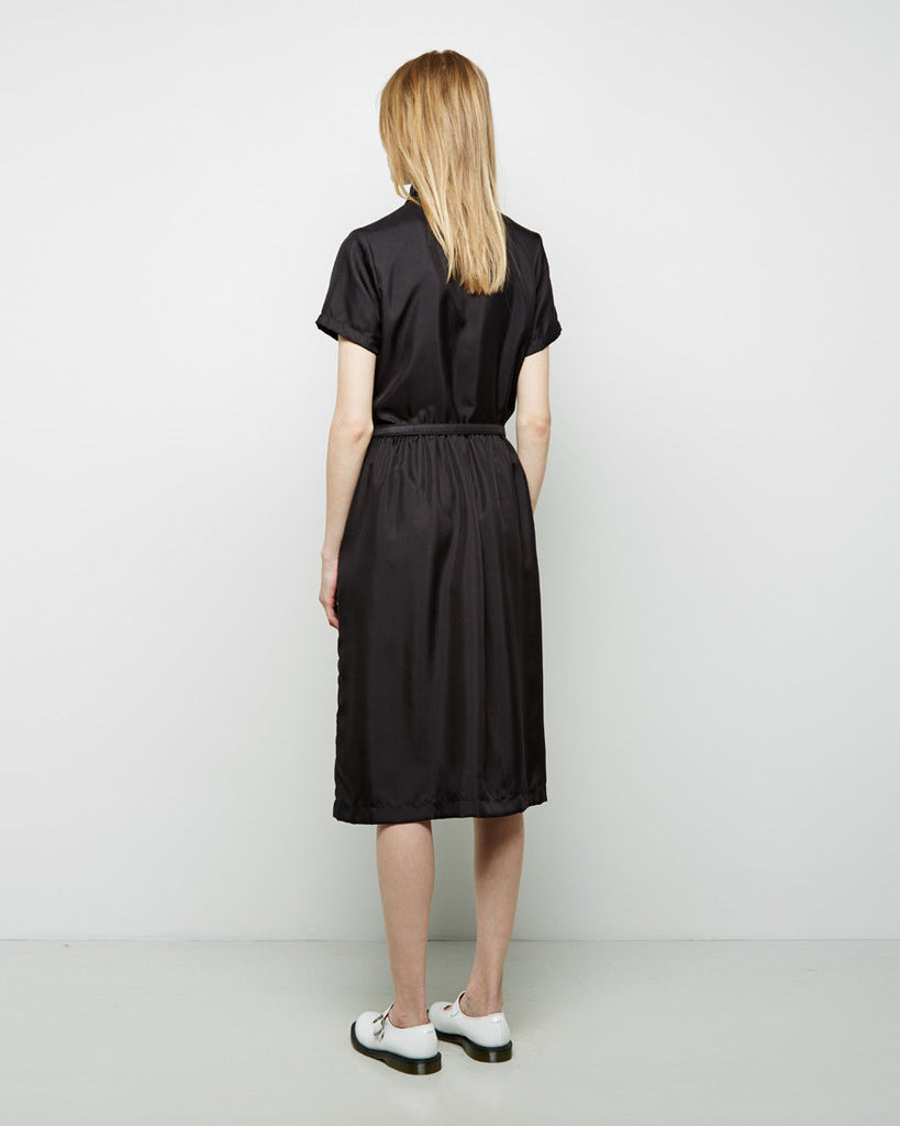 Belted Embroidered Dress