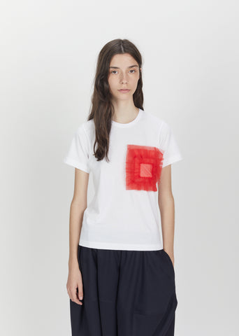 Cotton Jersey Nylon Half Tricot Tee