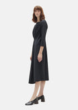 Wool Draped Dress
