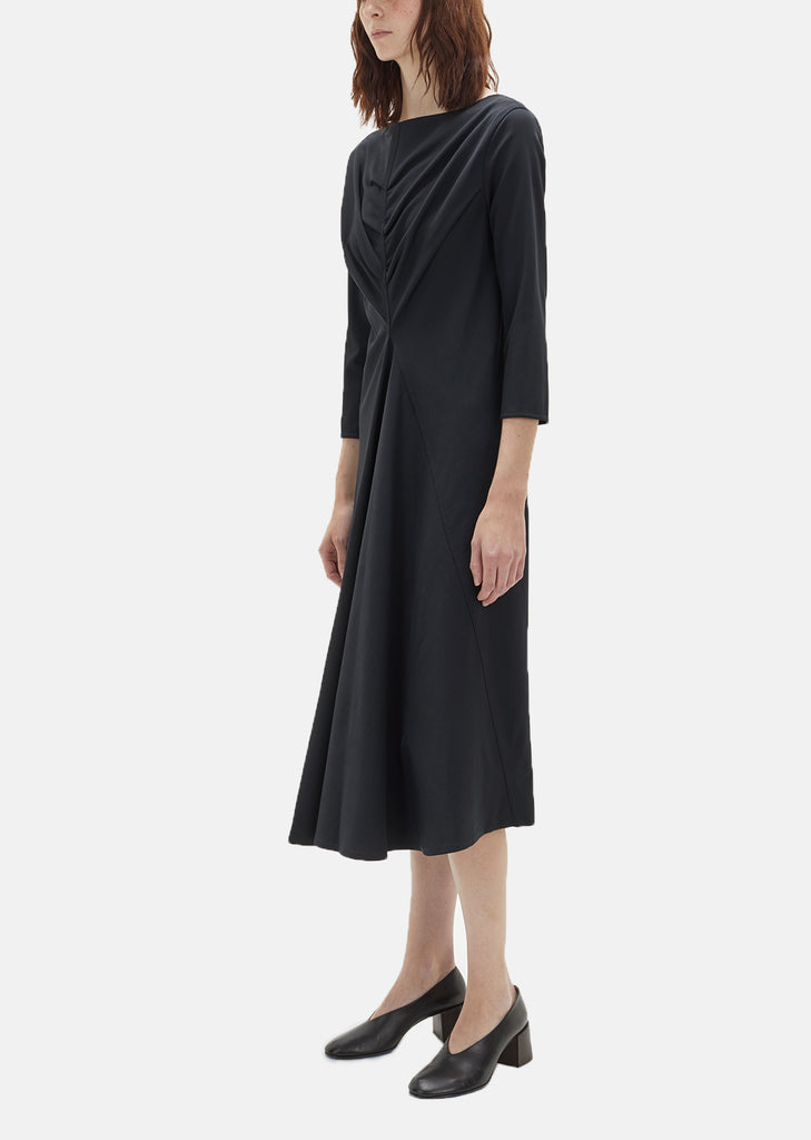 Wool Draped Dress
