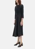 Wool Draped Dress