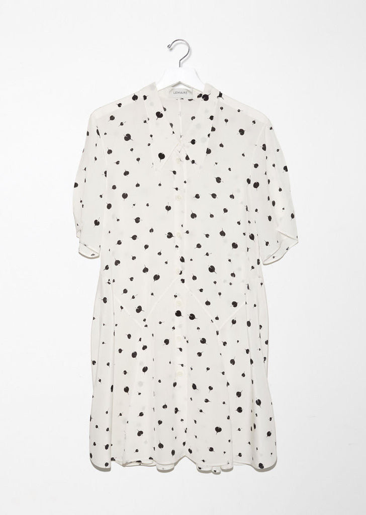 Printed Silk Crepe De Chine Dress