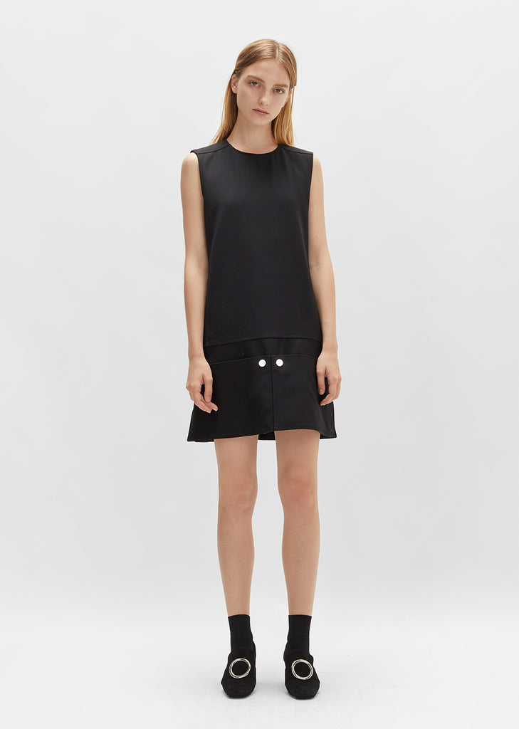 Sleeveless Classic Wool Dress