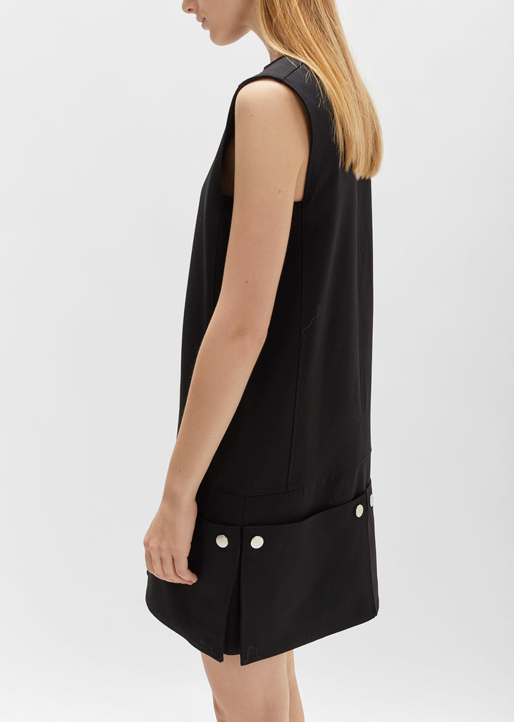 Sleeveless Classic Wool Dress