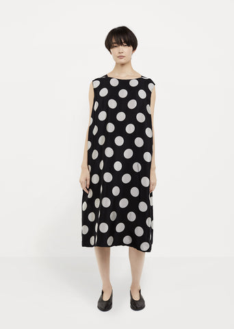 Polka-Dot Print Dress