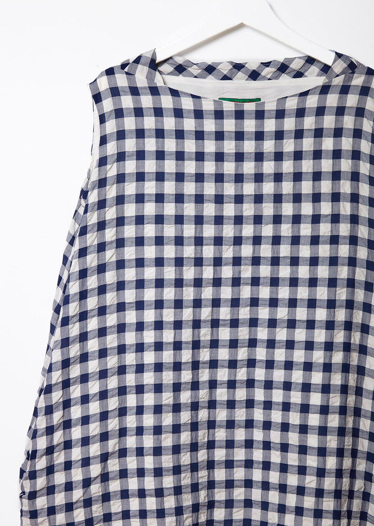Sleeveless Gingham Dress