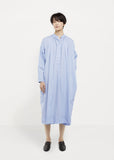 Cotton Poplin Gathered Smock Dress
