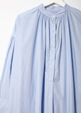 Cotton Poplin Gathered Smock Dress