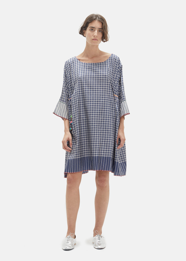 Checkered Tassel Dress