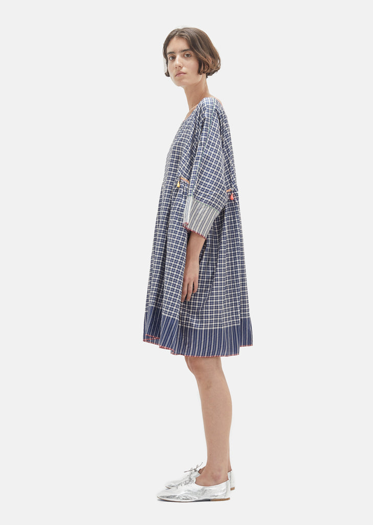 Checkered Tassel Dress